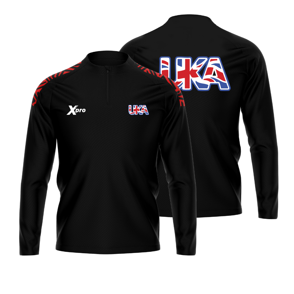 UKA 1/4 Zip BLACK