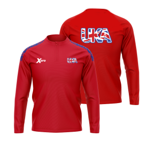 UKA 1/4 Zip RED