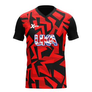 UKA T-shirt BLACK/RED
