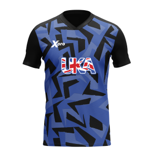 UKA T-shirt BLACK/BLUE